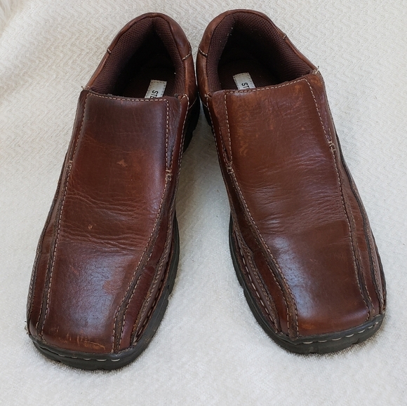 Steve Madden Mens P- Mook Brown Squar Toes Loafer Shoes Size 10 main image 7